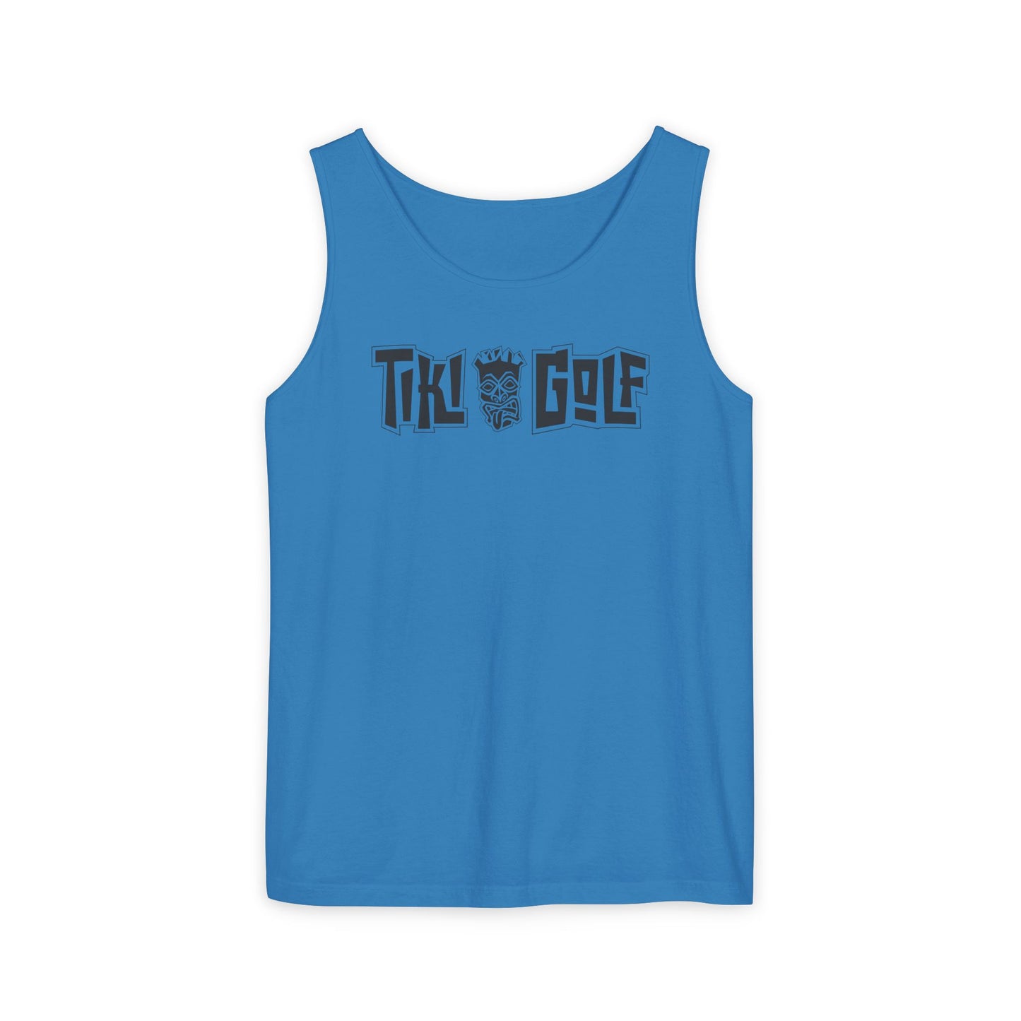 "Birdie Now, Bogey Later" Tiki Golf Tank Top