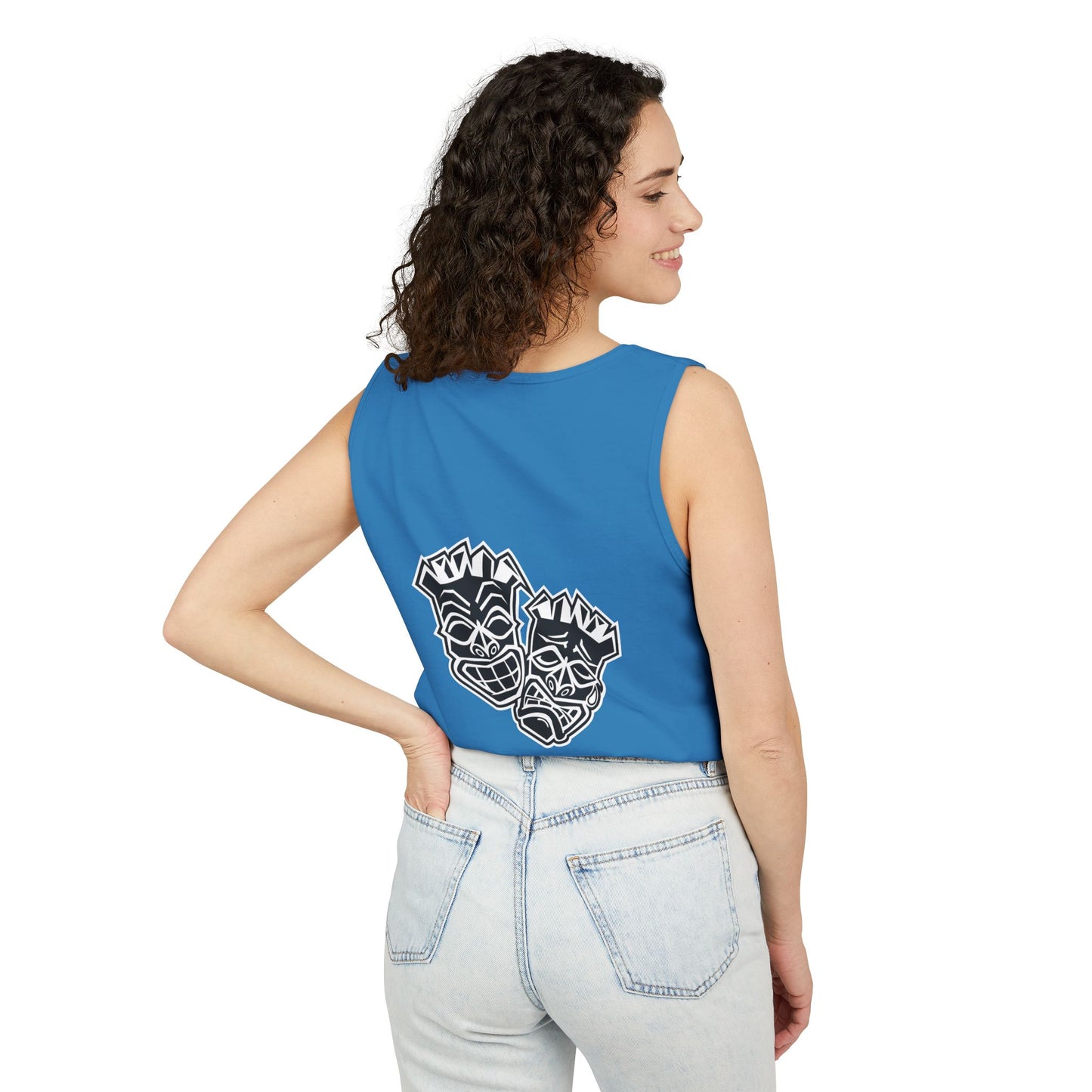 Tongue Out Tiki Tank Top