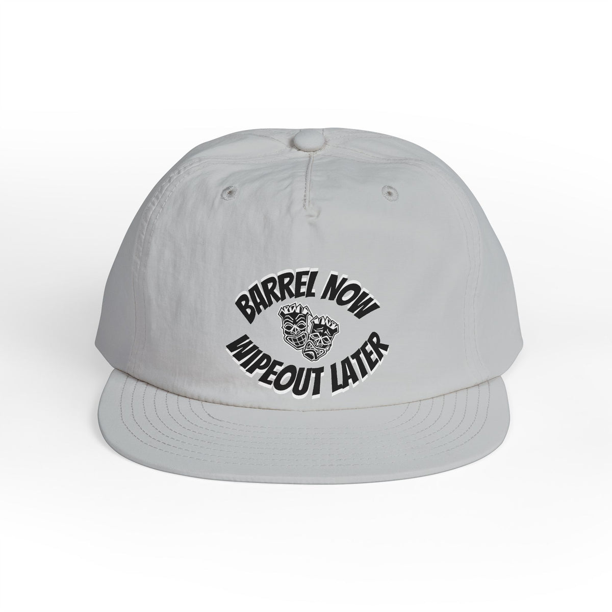 "Barrel Now, Wipeout Later" Tiki Surf Club Snapback