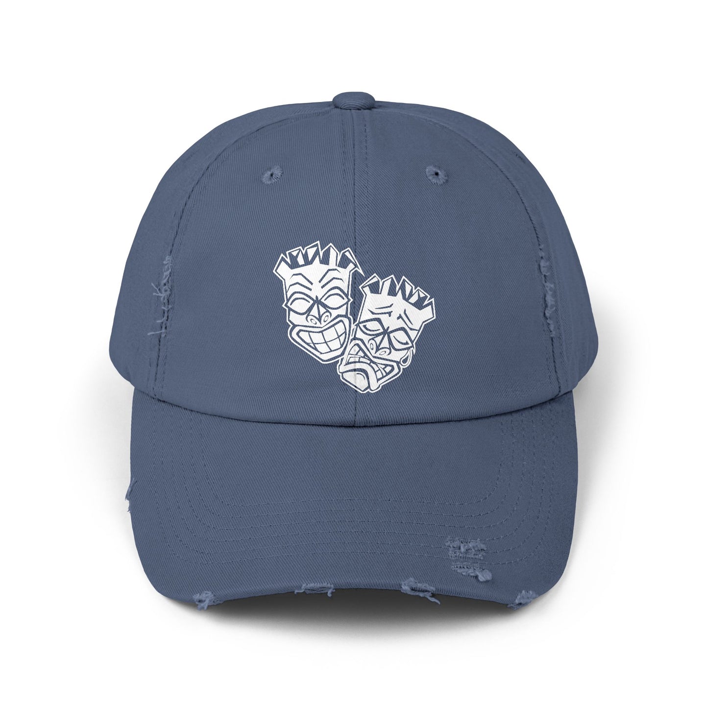 Now & Later Tiki Heads Distressed Cap