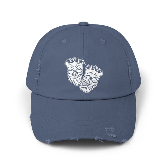 Now & Later Tiki Heads Distressed Cap