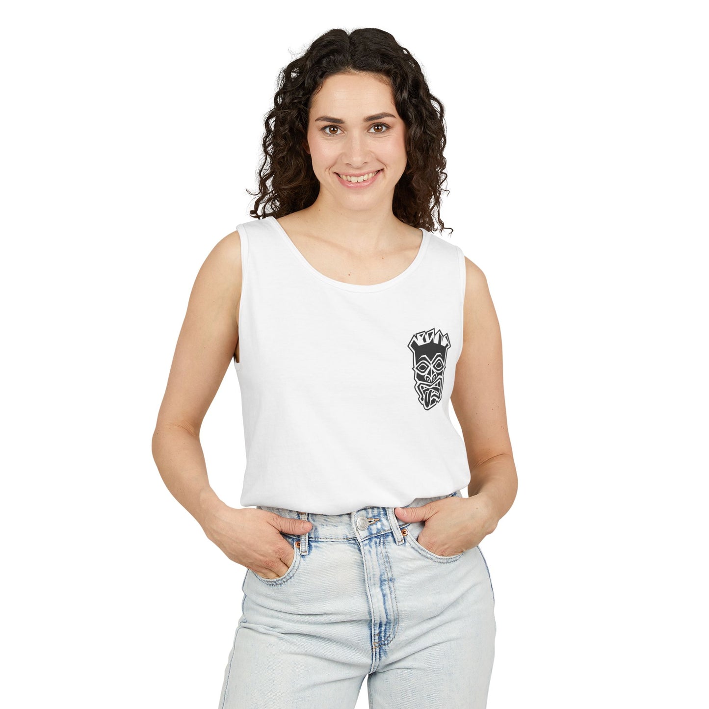 Tongue Out Tiki Tank Top