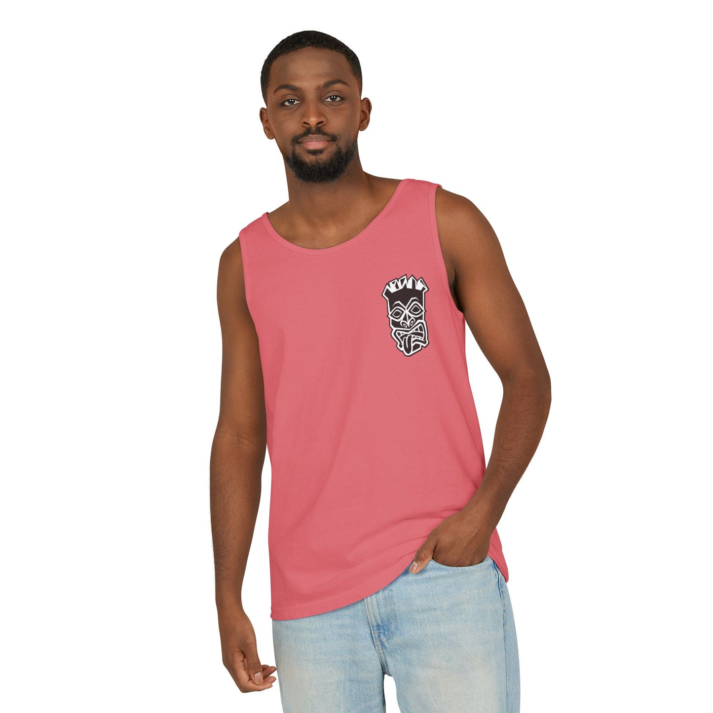 Tongue Out Tiki Tank Top