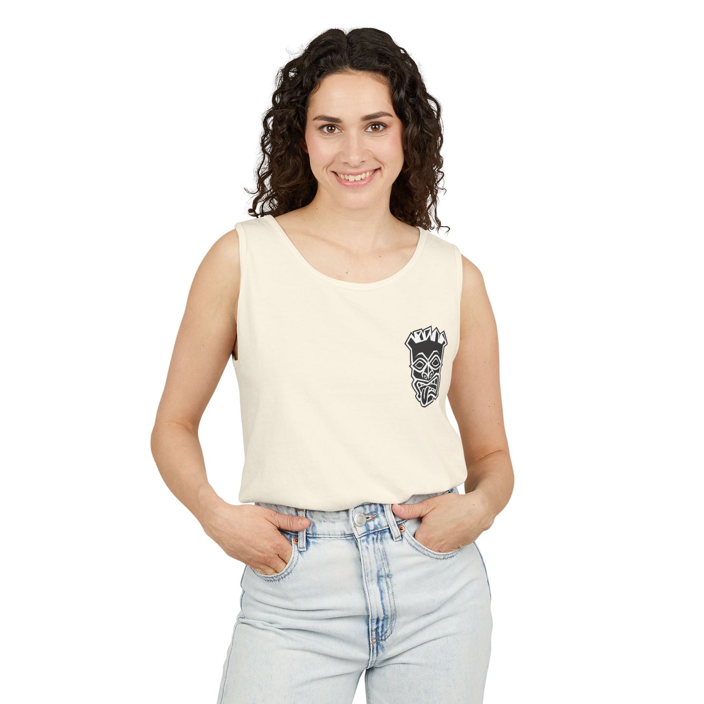 Tongue Out Tiki Tank Top