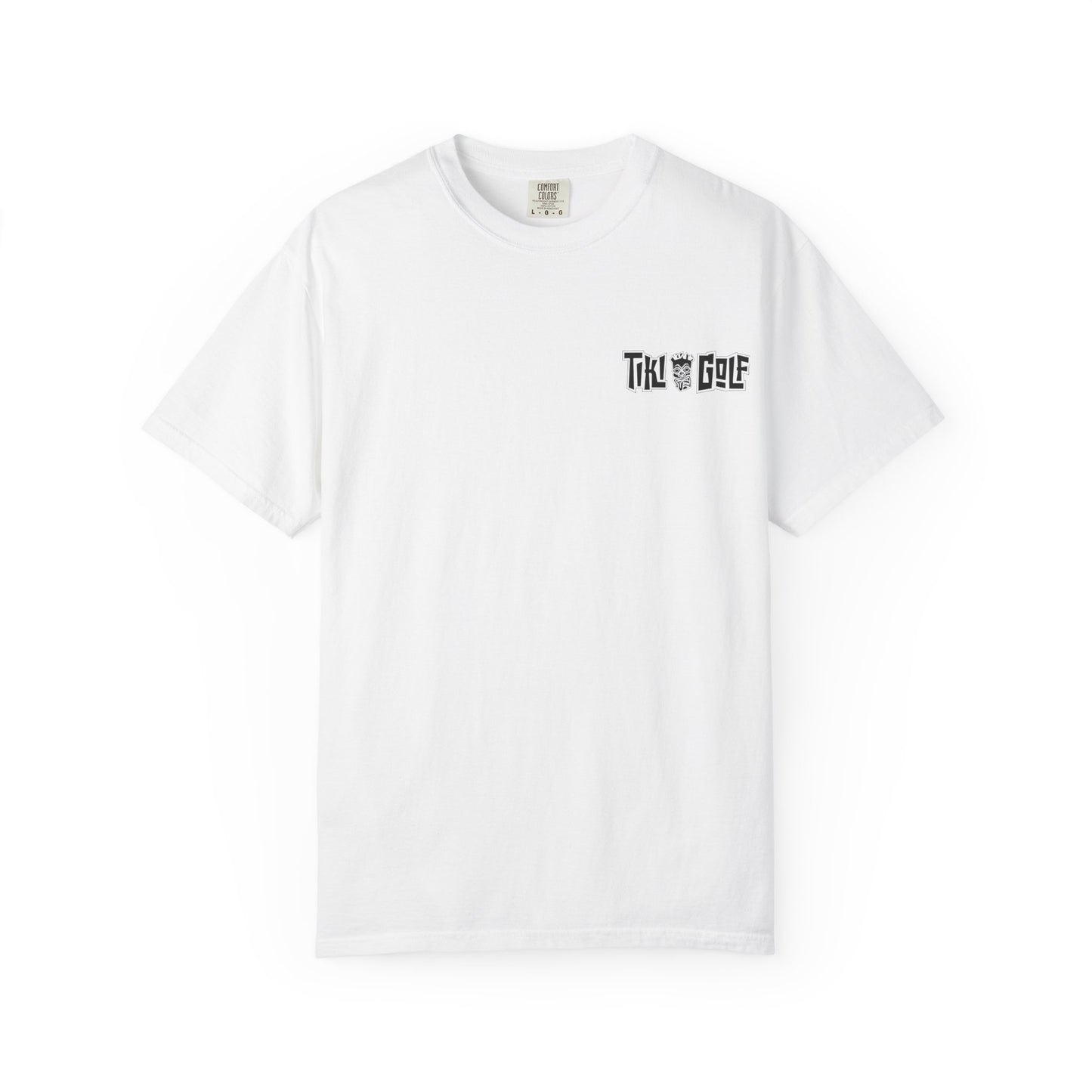 "Birdie Now, Bogey Later" Tiki Golf Graphic Tee