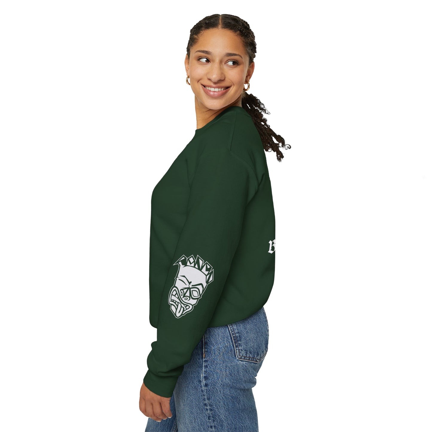 "Birdie Now, Bogey Later" Tiki Golf Crewneck Sweatshirt