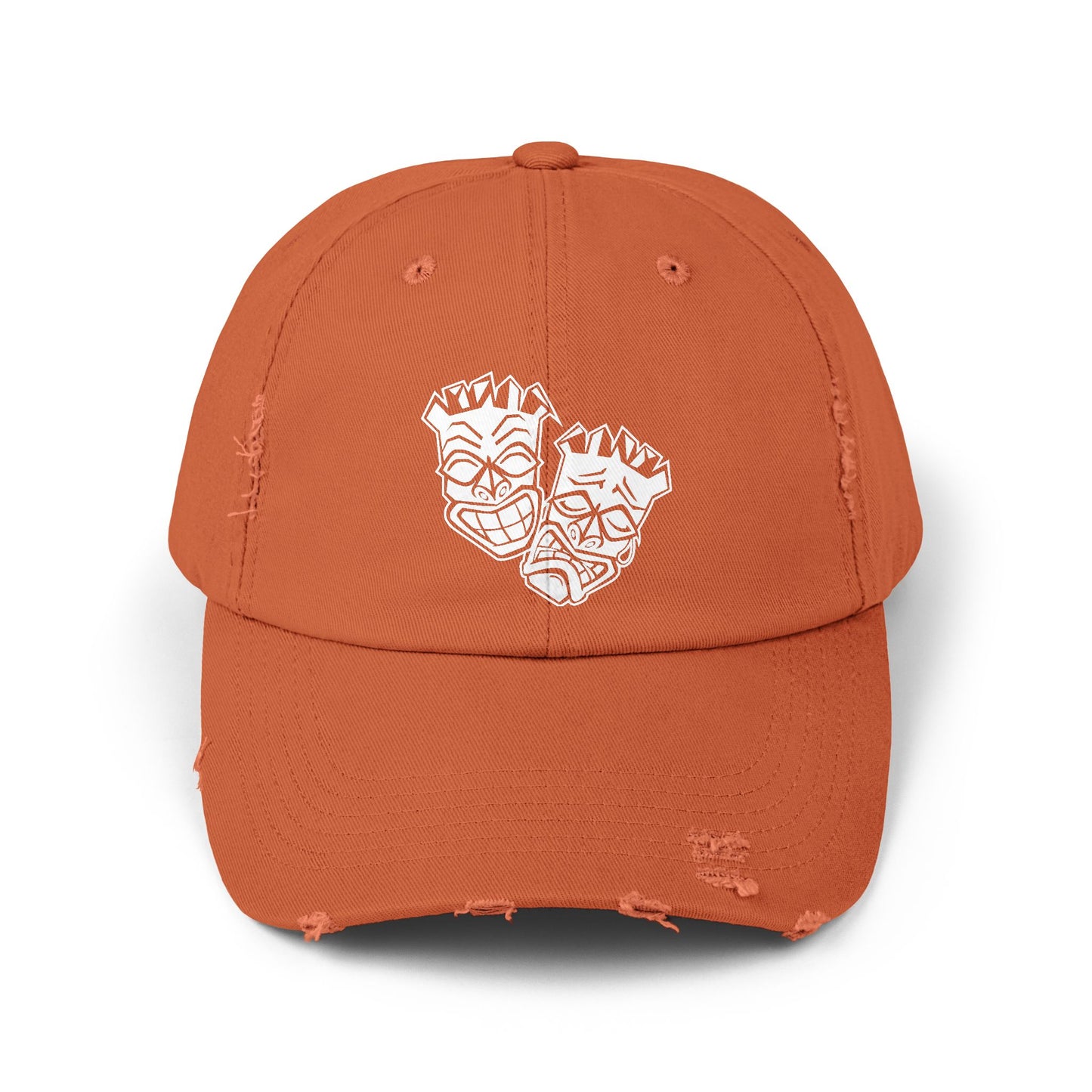 Now & Later Tiki Heads Distressed Cap
