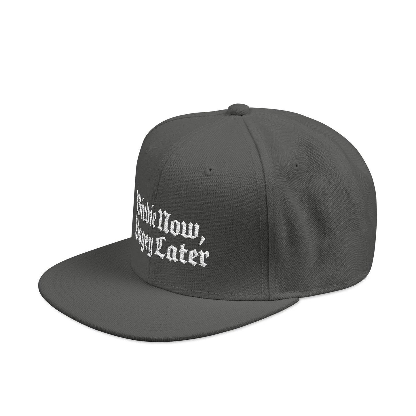 BNBL White Embroidered Snapback