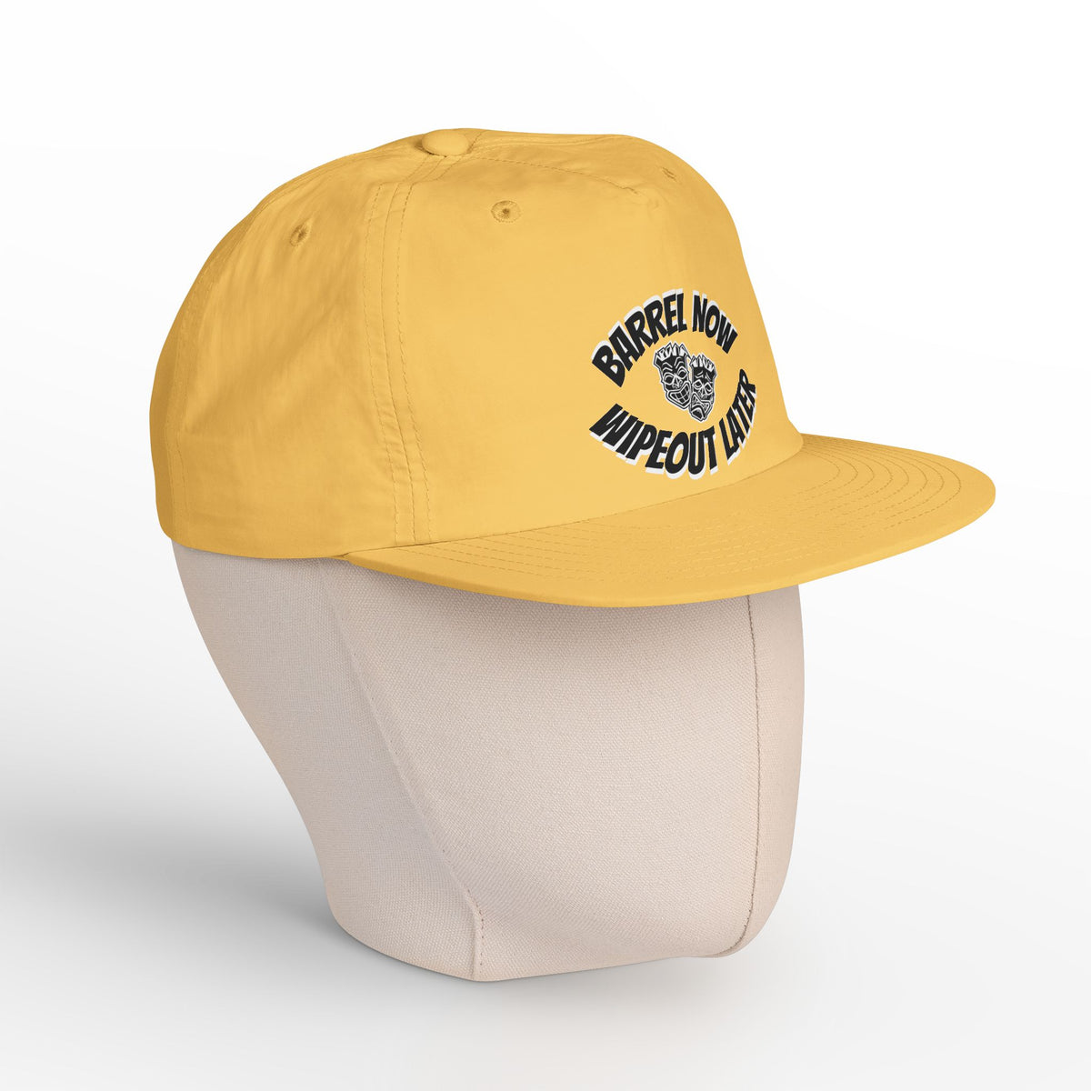 "Barrel Now, Wipeout Later" Tiki Surf Club Snapback