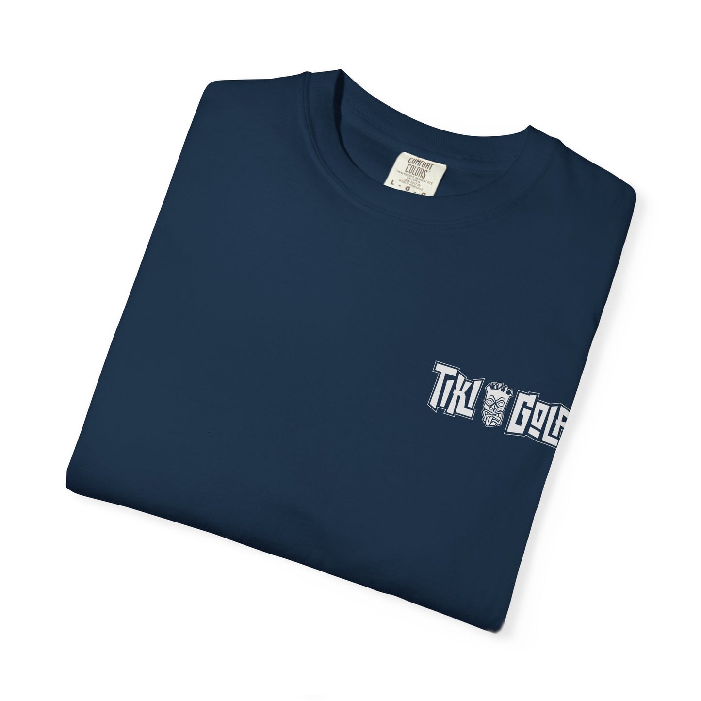 "Birdie Now, Bogey Later" Tiki Golf Graphic Tee