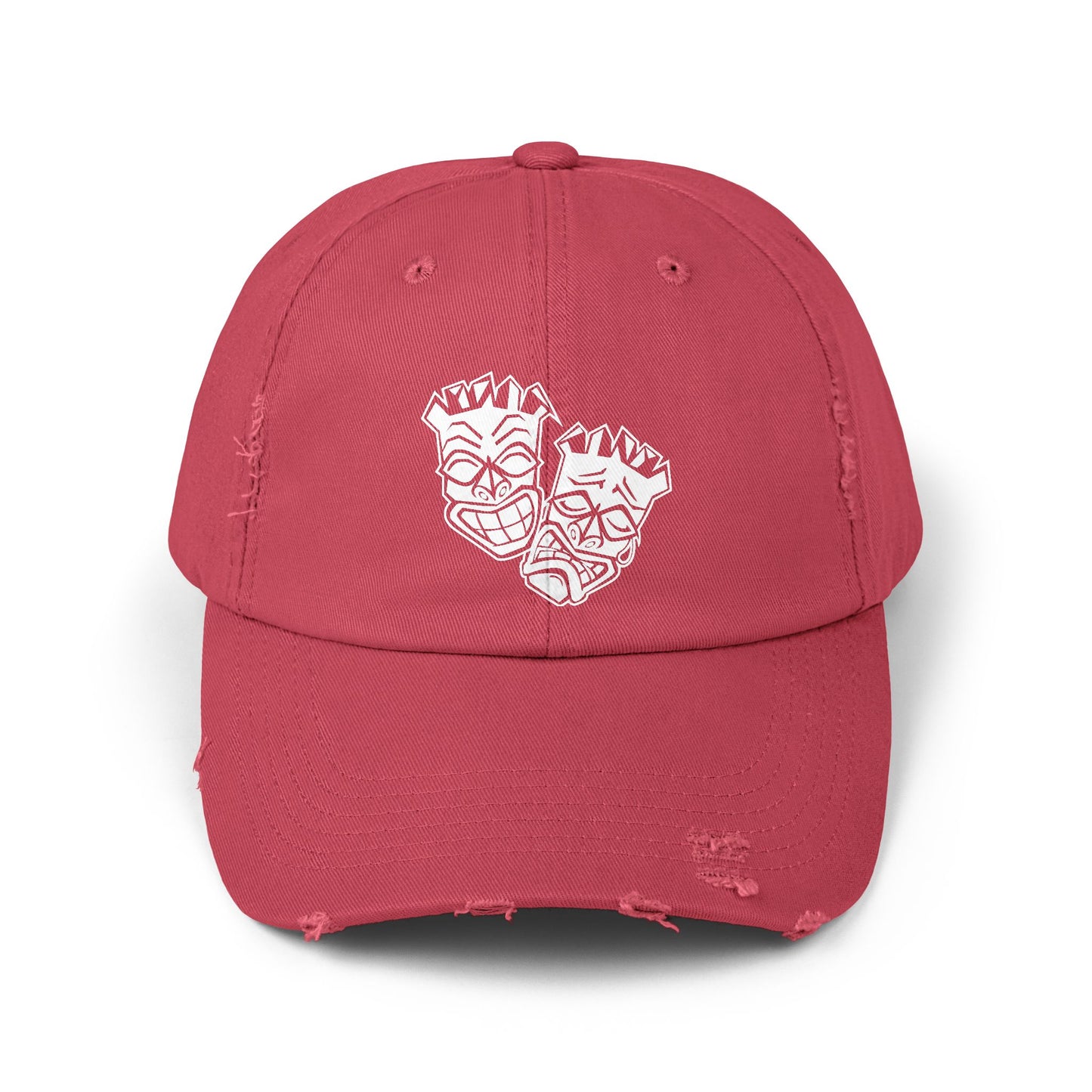 Now & Later Tiki Heads Distressed Cap