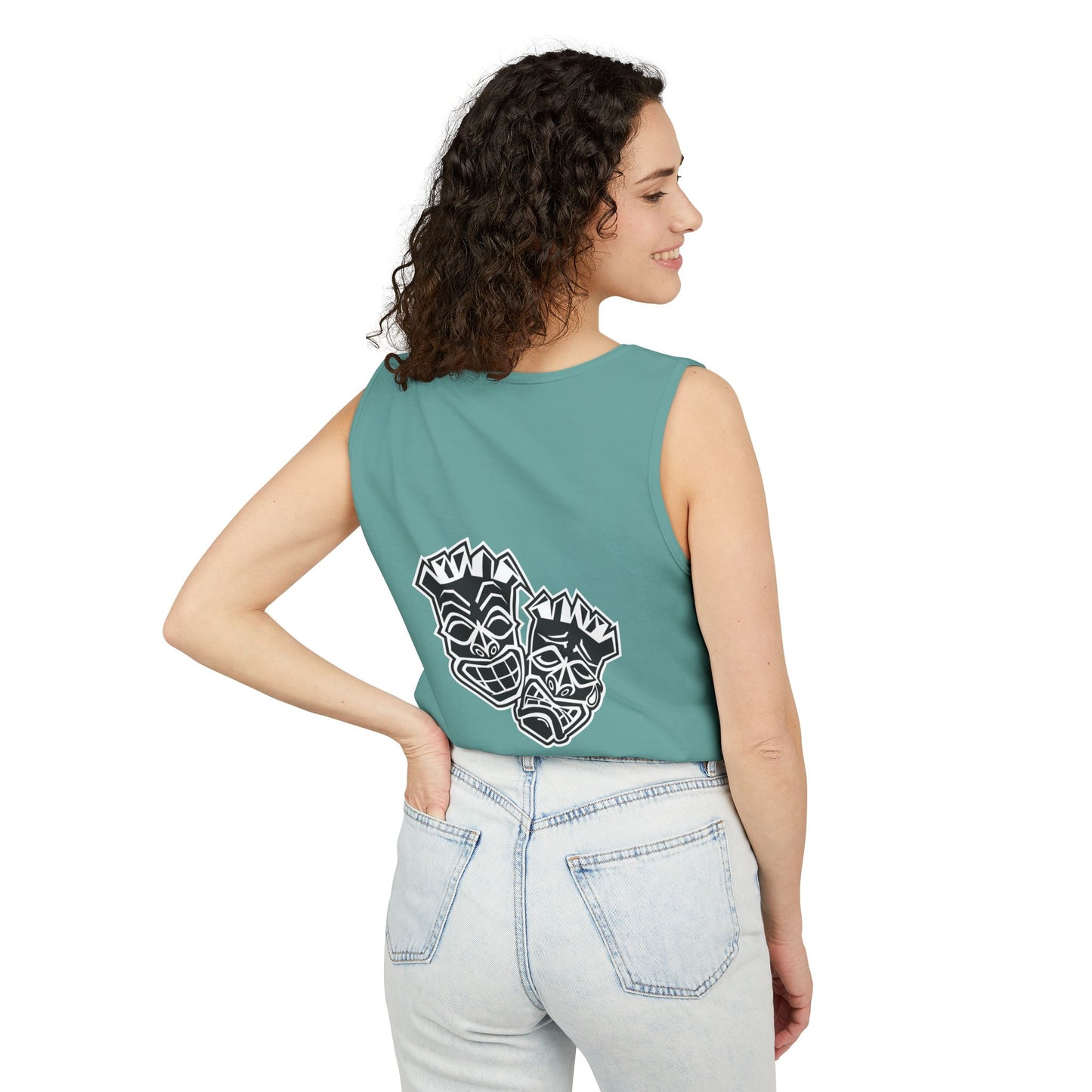 Tongue Out Tiki Tank Top
