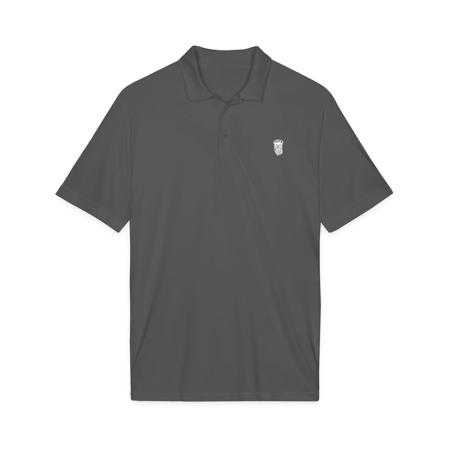 Tongue Out Tiki Bold Embroidered Polo