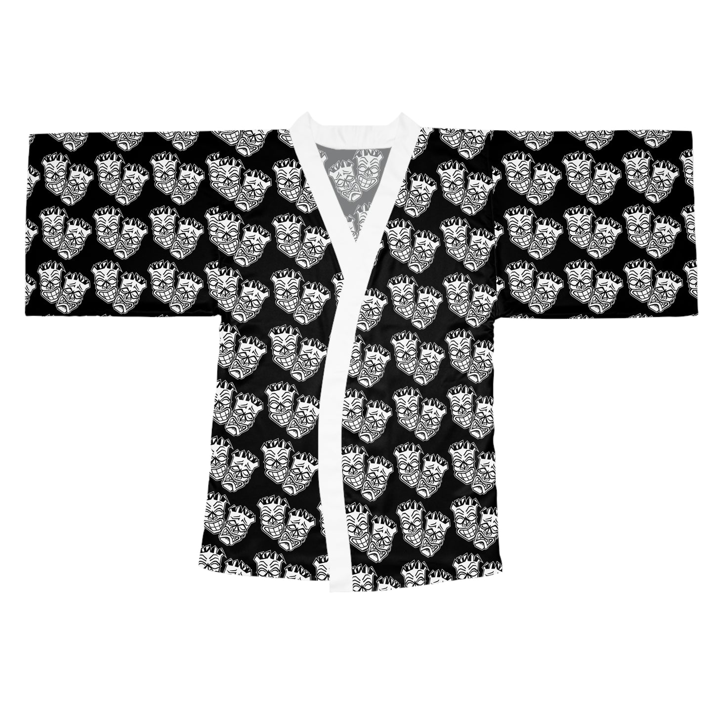 Now & Later Tiki Heads Kimono