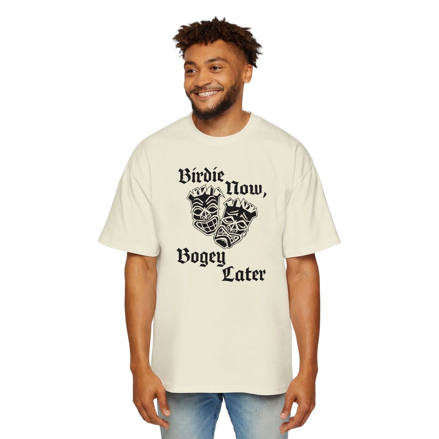 "Birdie Now, Bogey Later" Oversized T-Shirt