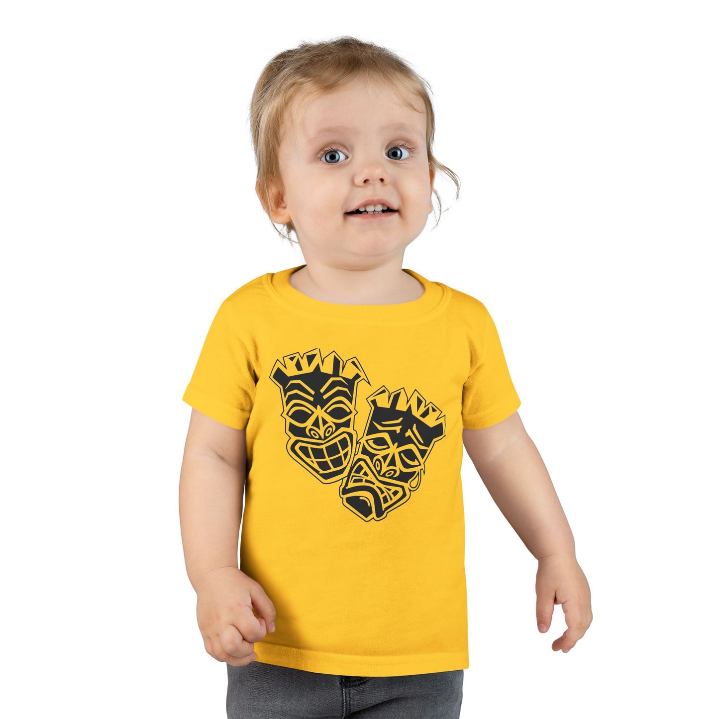 Toddler Now & Later Tiki Heads T-Shirt