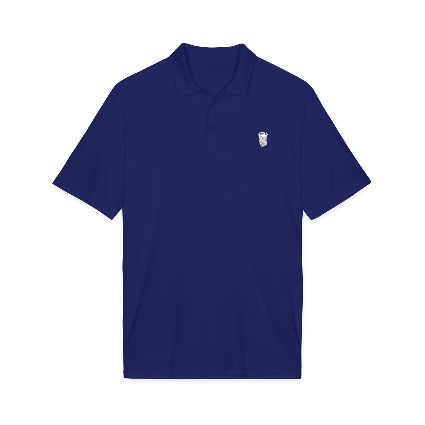 Tongue Out Tiki Bold Embroidered Polo