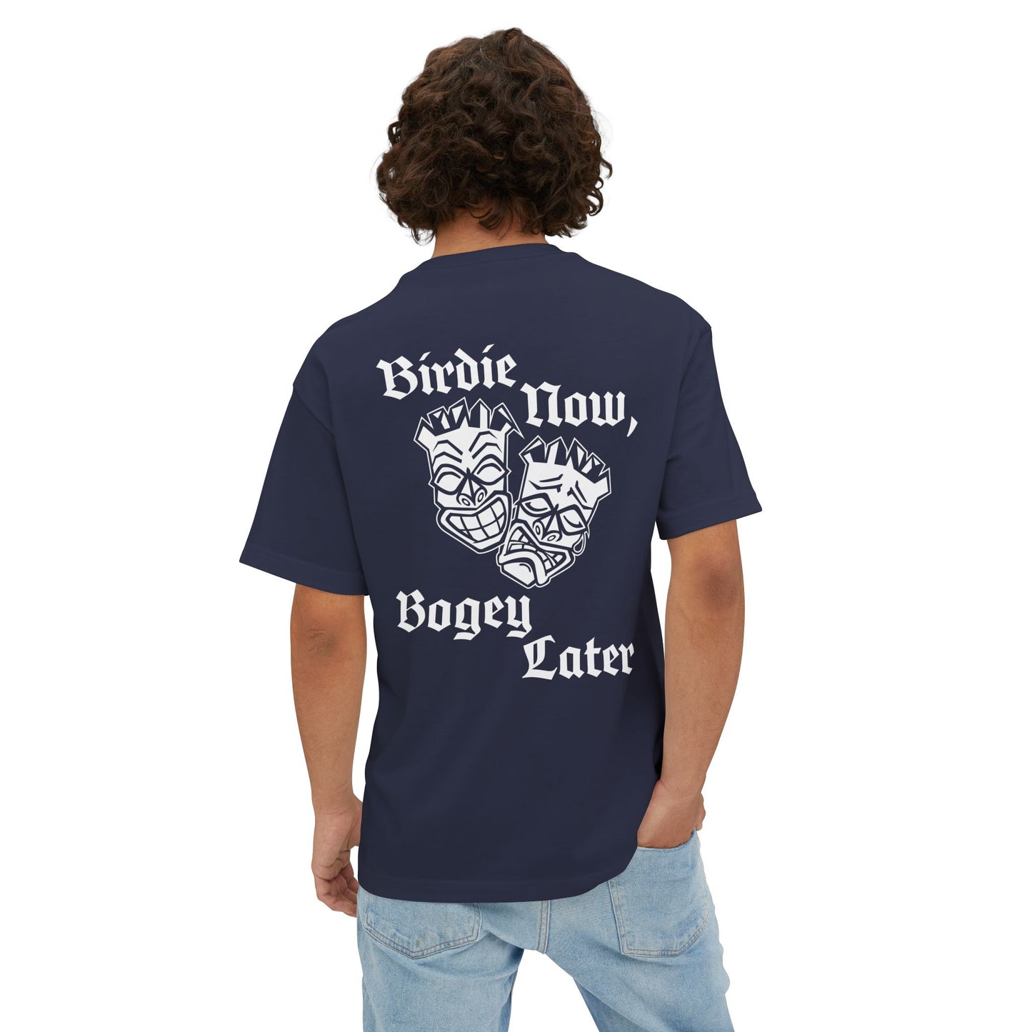 "Birdie Now, Bogey Later" Oversized Tiki Golf Tee