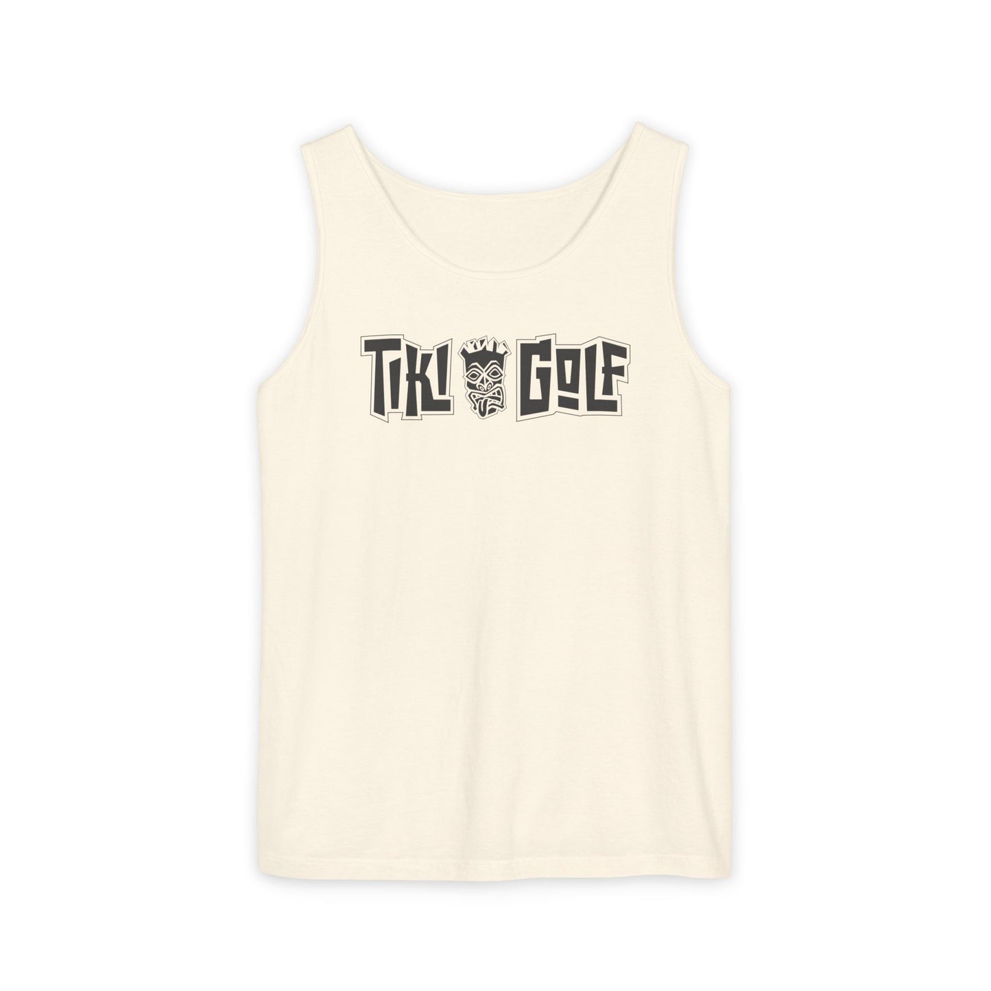 "Birdie Now, Bogey Later" Tiki Golf Tank Top